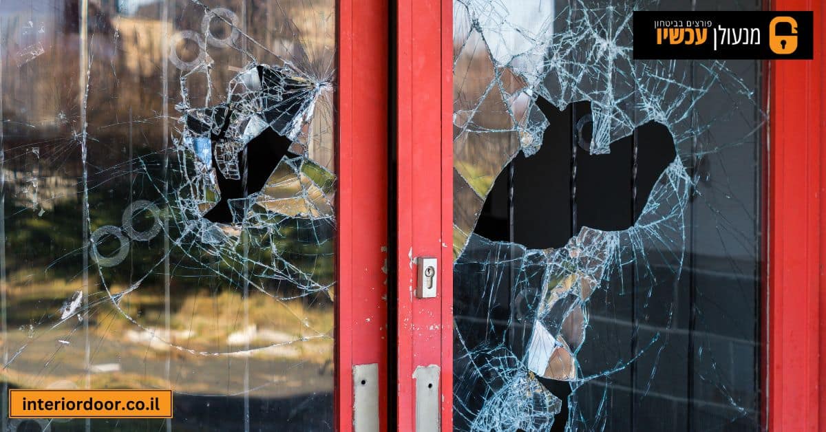 בעיה נפוצה #1 – זכוכית שבורה